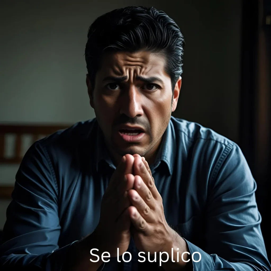 I beg you