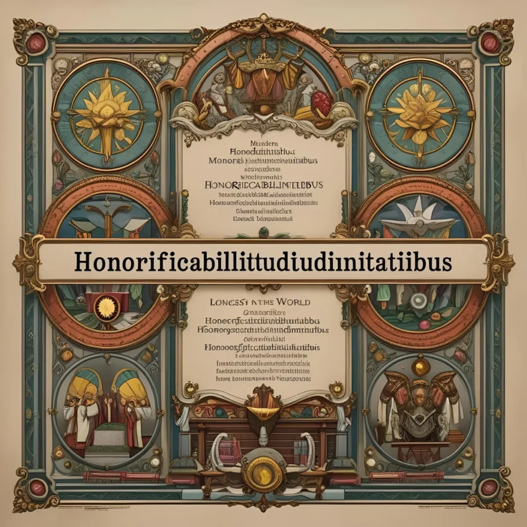 Honorificabilitudinitatibus