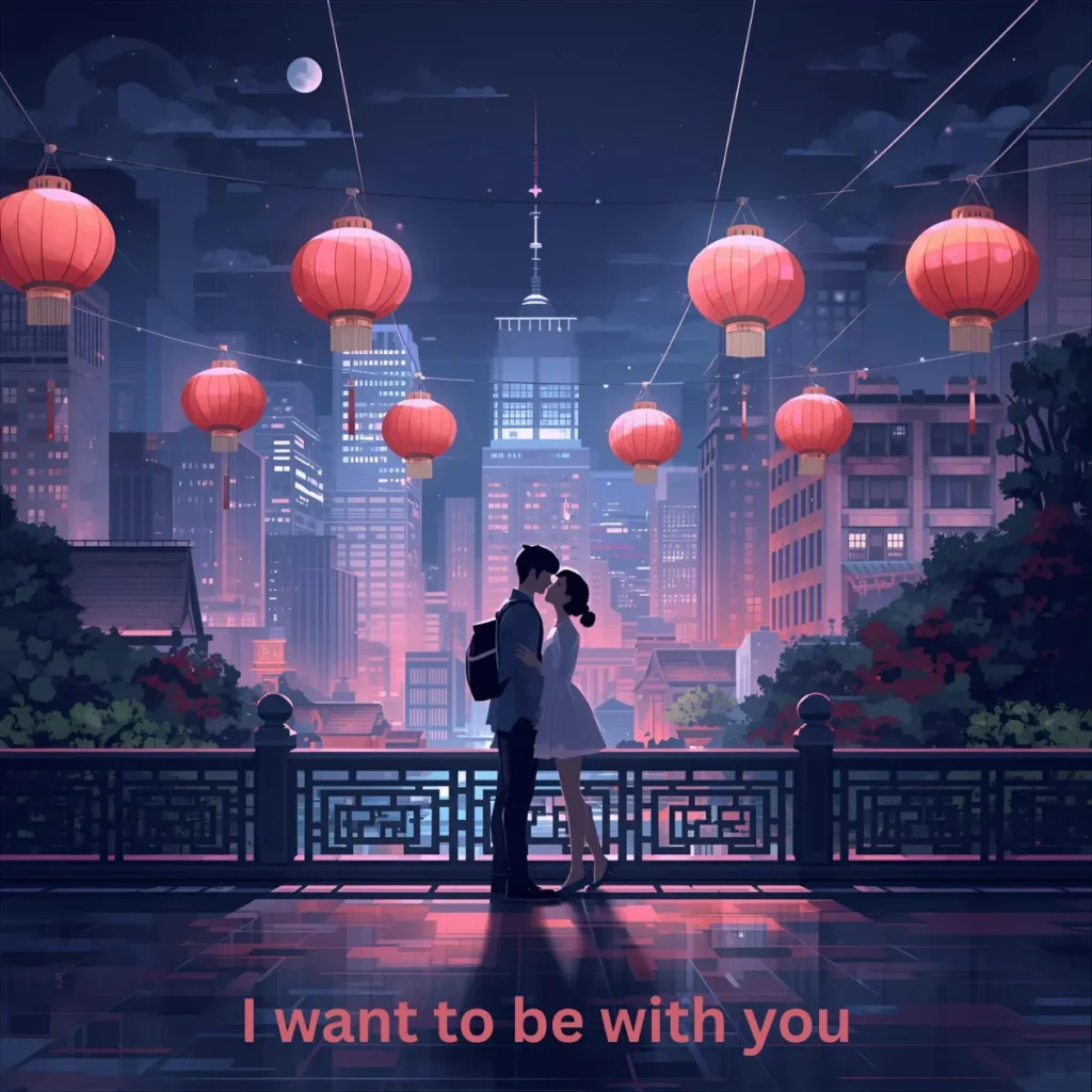 I want to be with you