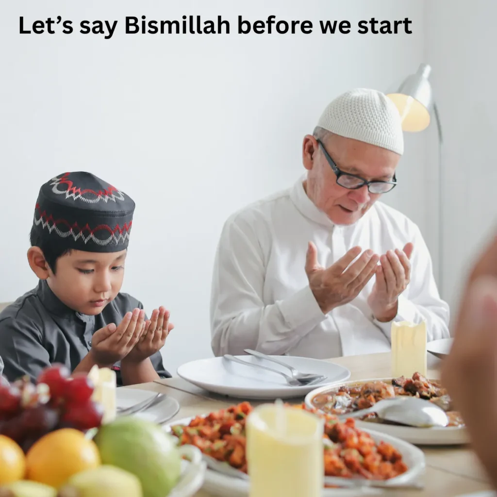 Muslim Dua Before Eating