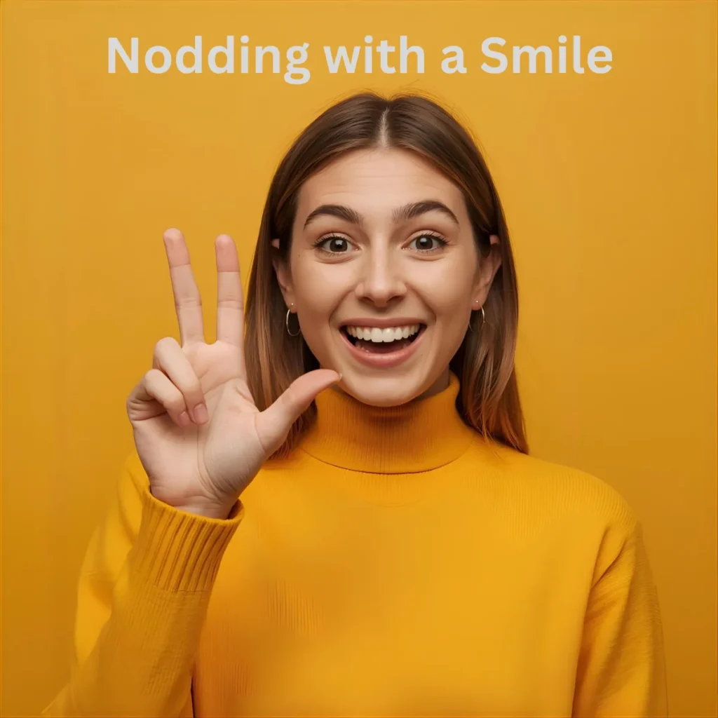 Nodding with a Smile