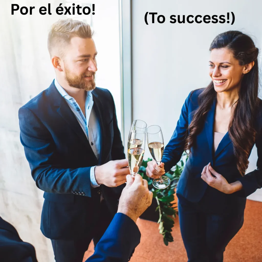 Por el éxito