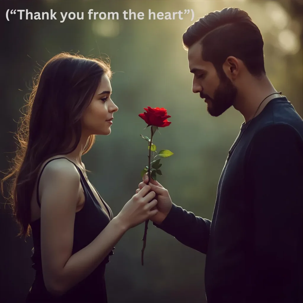 Thank you from the heart
