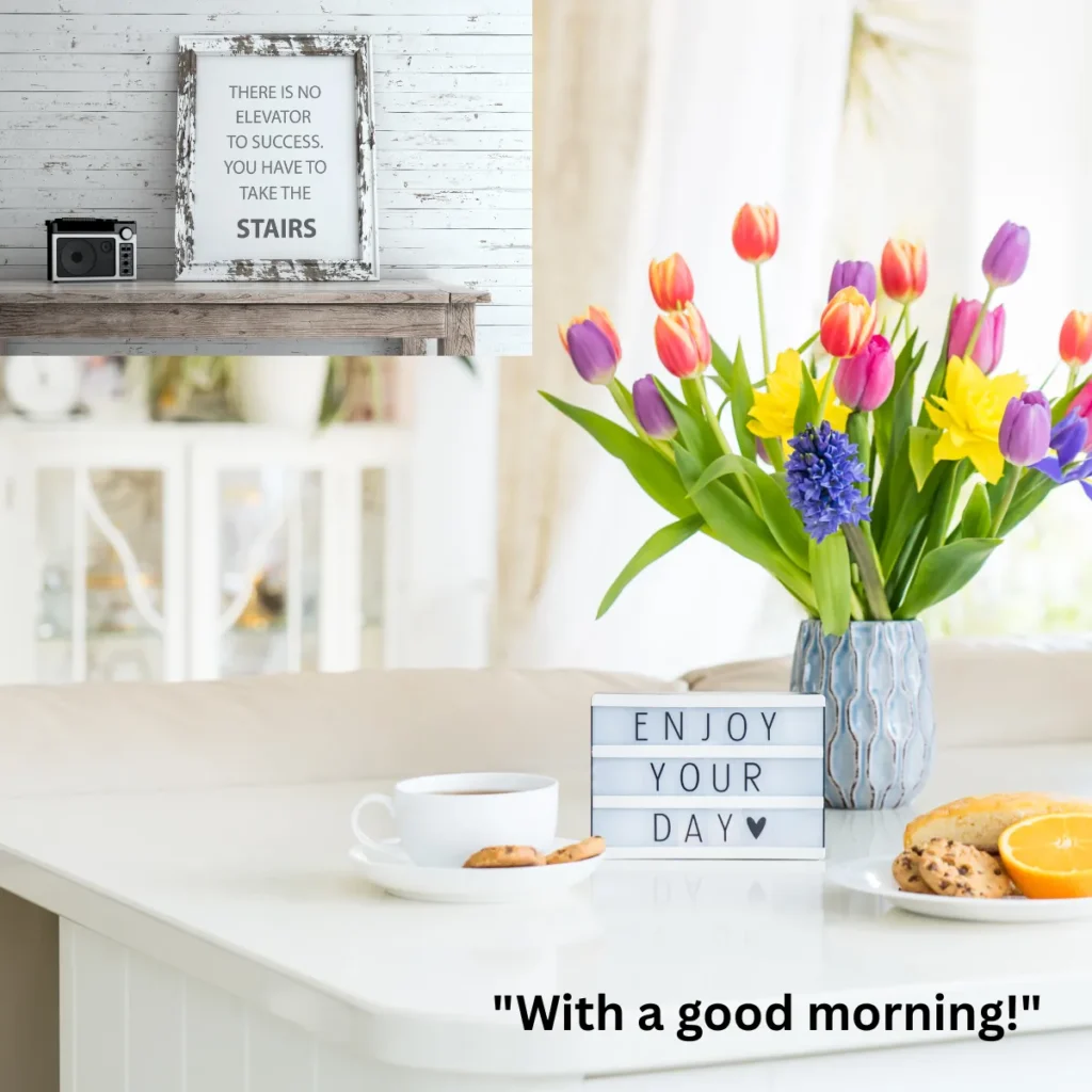 With a good morning
