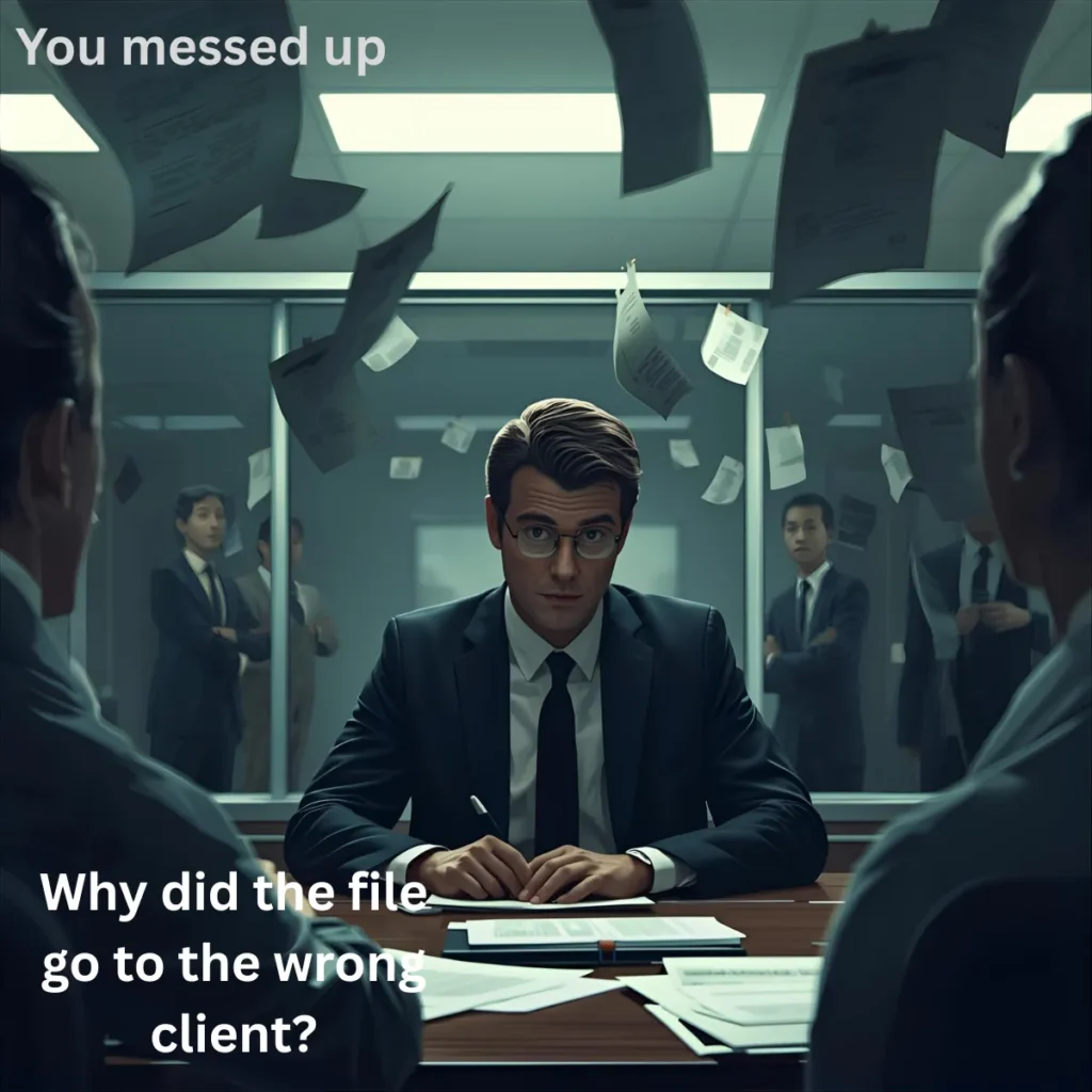 You messed up