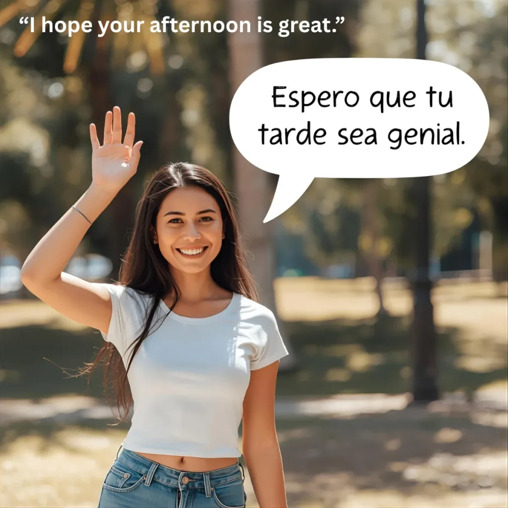 I hope your afternoon is great