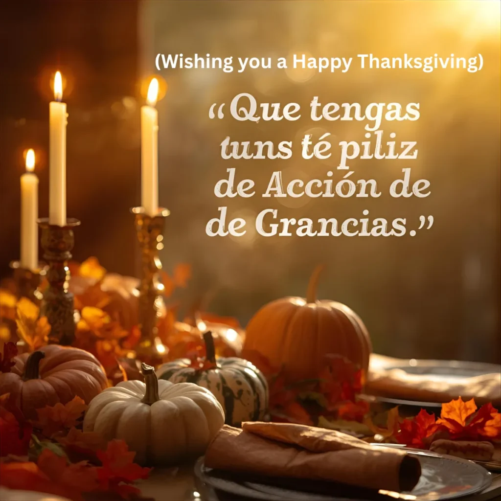 Wishing you a Happy Thanksgiving