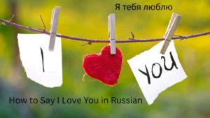 15 Ways How to Say I Love You in Russian