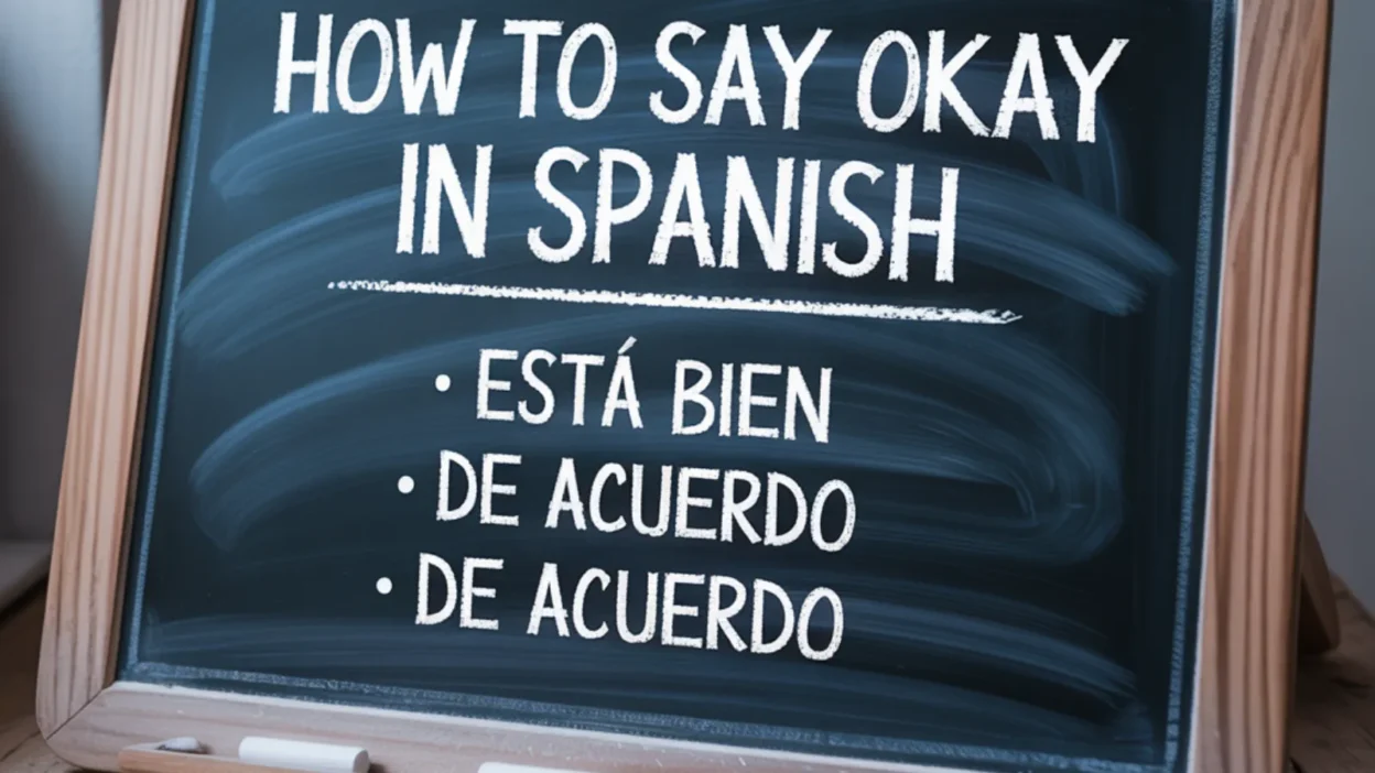 How to Say Okay in Spanish