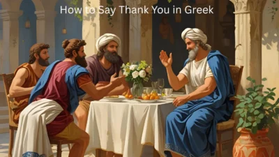 How to Say Thank You in Greek