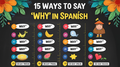15 Ways How to Say Why in Spanish