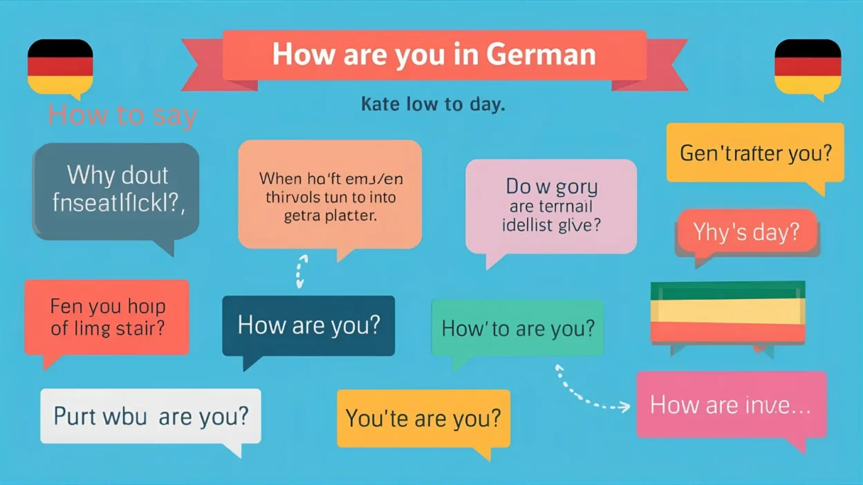 How to say How Are You in German