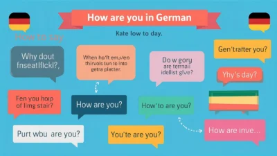 How to say How Are You in German