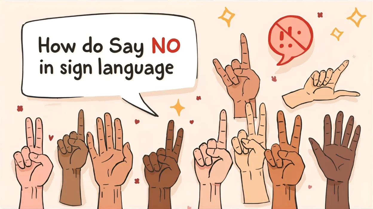 How to Say No in Sign Language