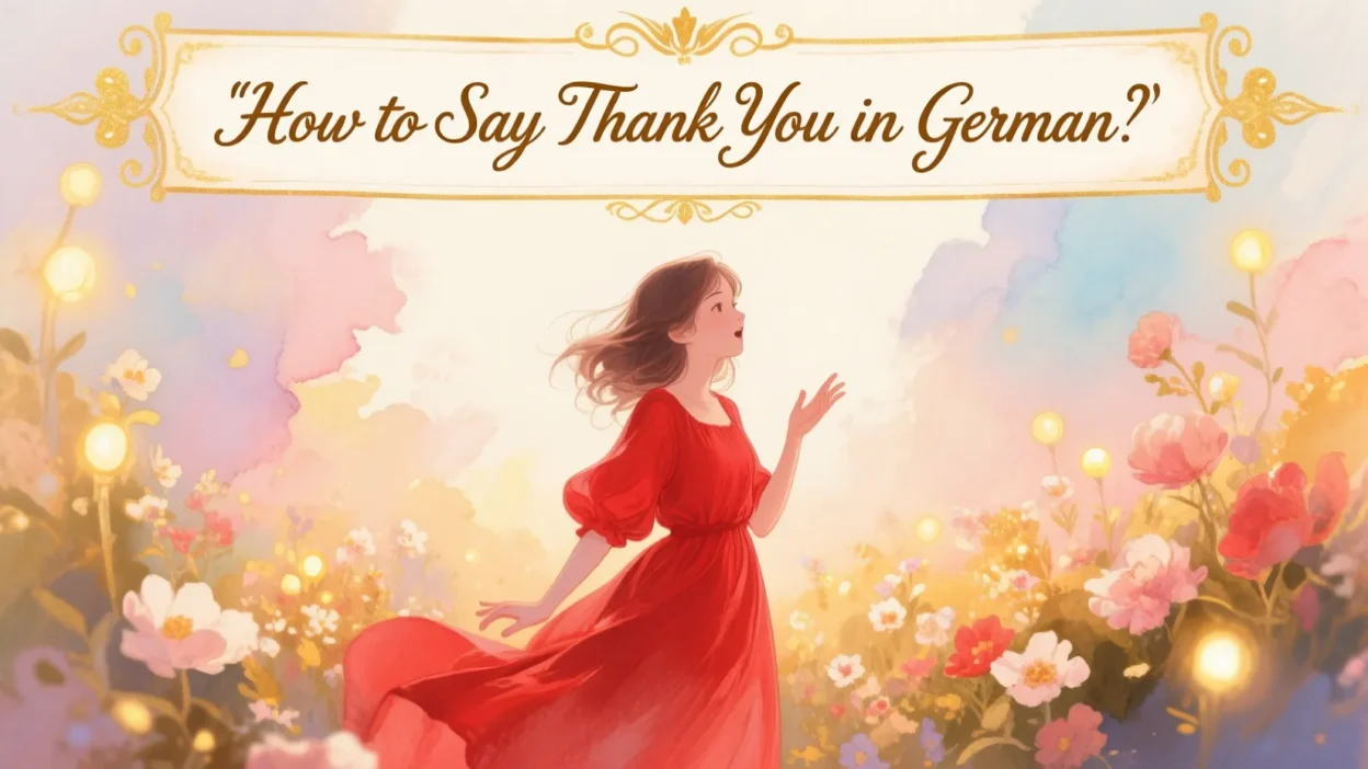 How to Say Thank You in German