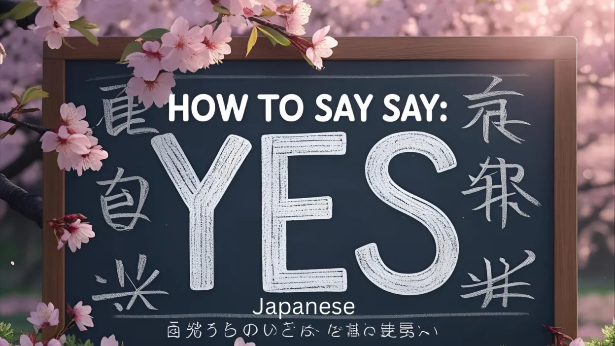 How to Say Yes in Japanese