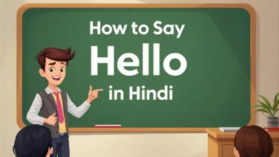 How to Say Hello in Hindi