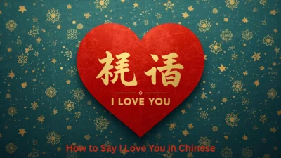 How to Say I Love You in Chinese