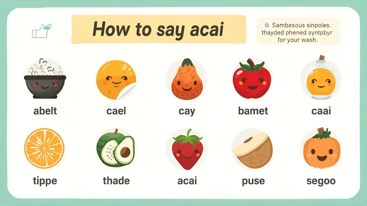 How to Say Açaí