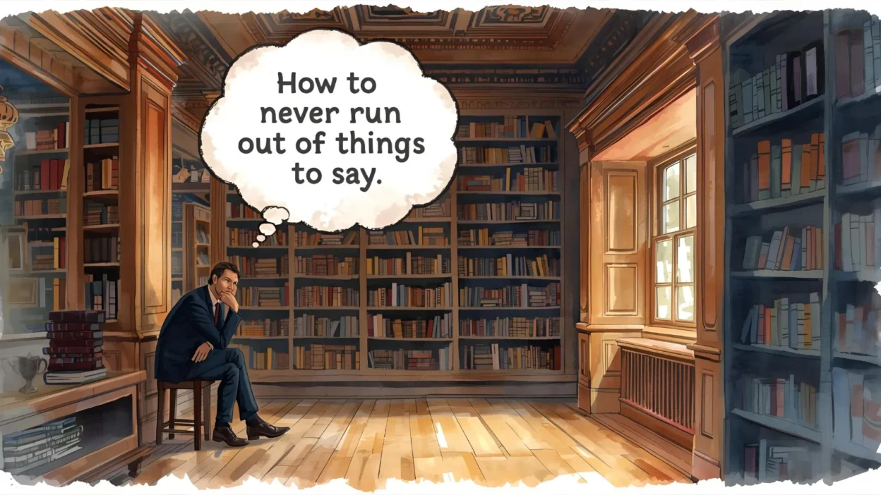 How to Never Run Out of Things to Say