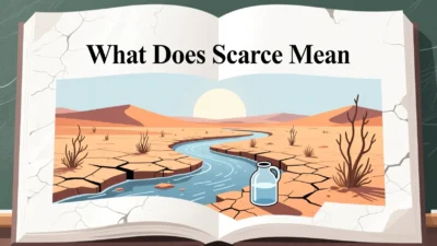 What Does Scarce Mean