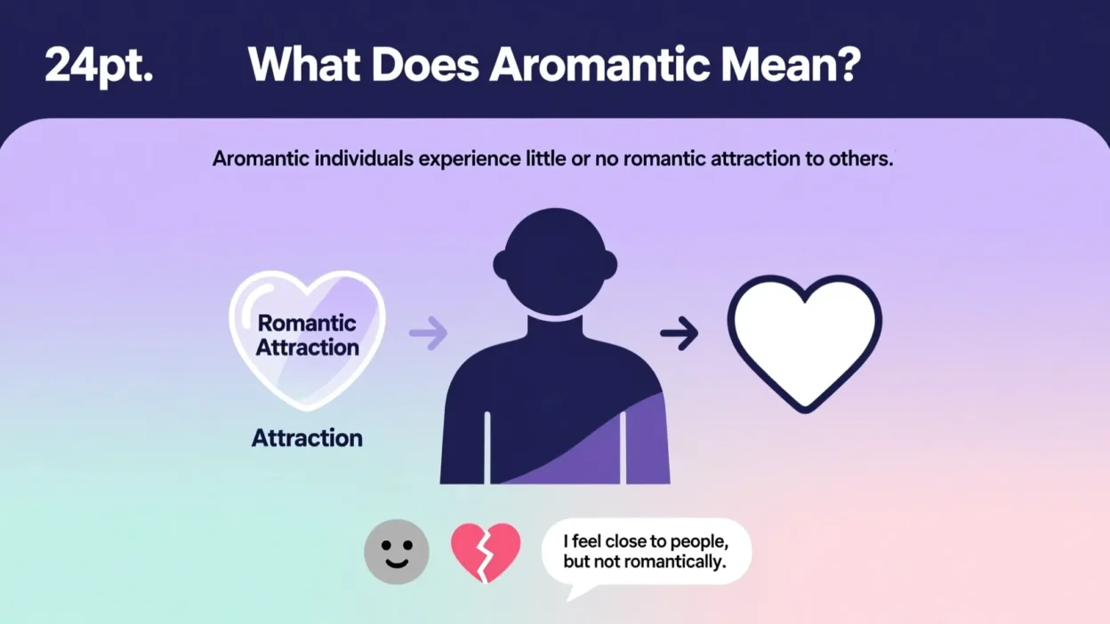 What Does Aromantic Mean