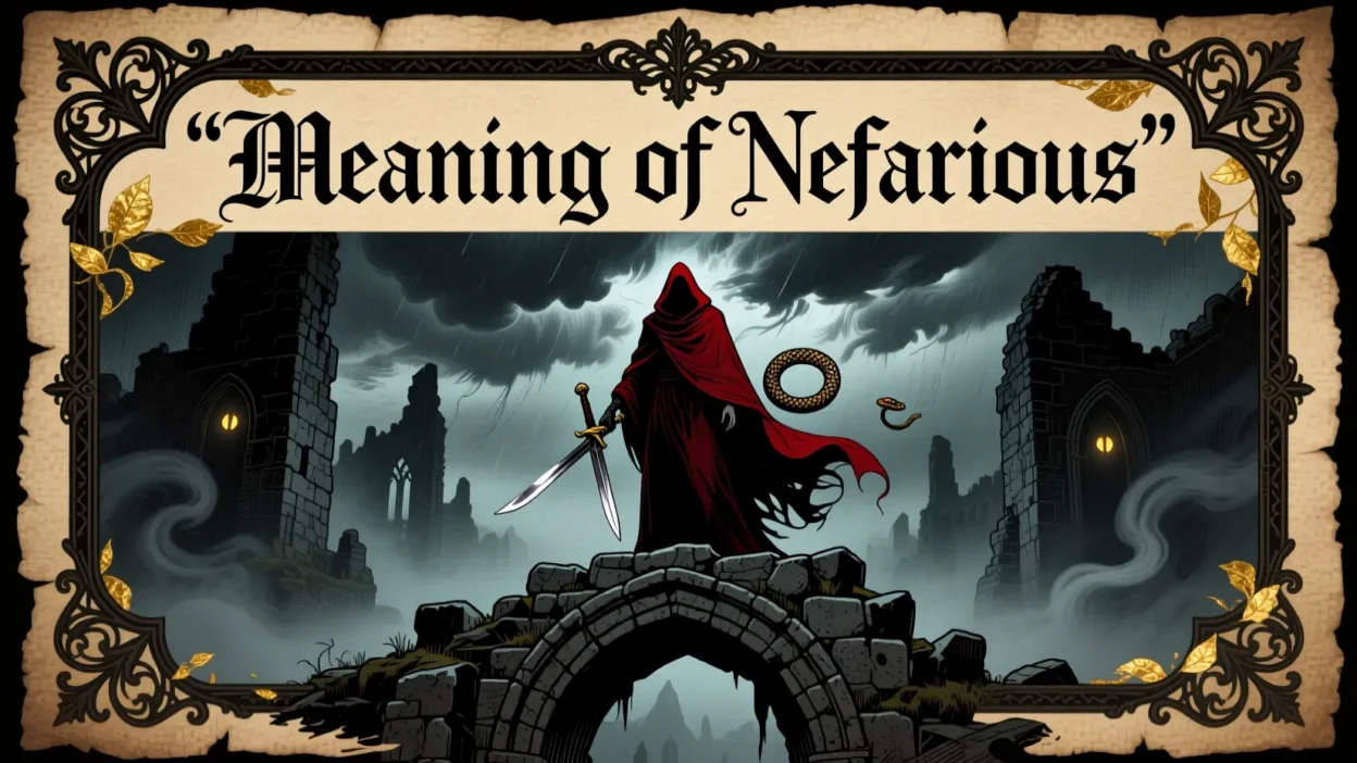 What Does Nefarious Mean