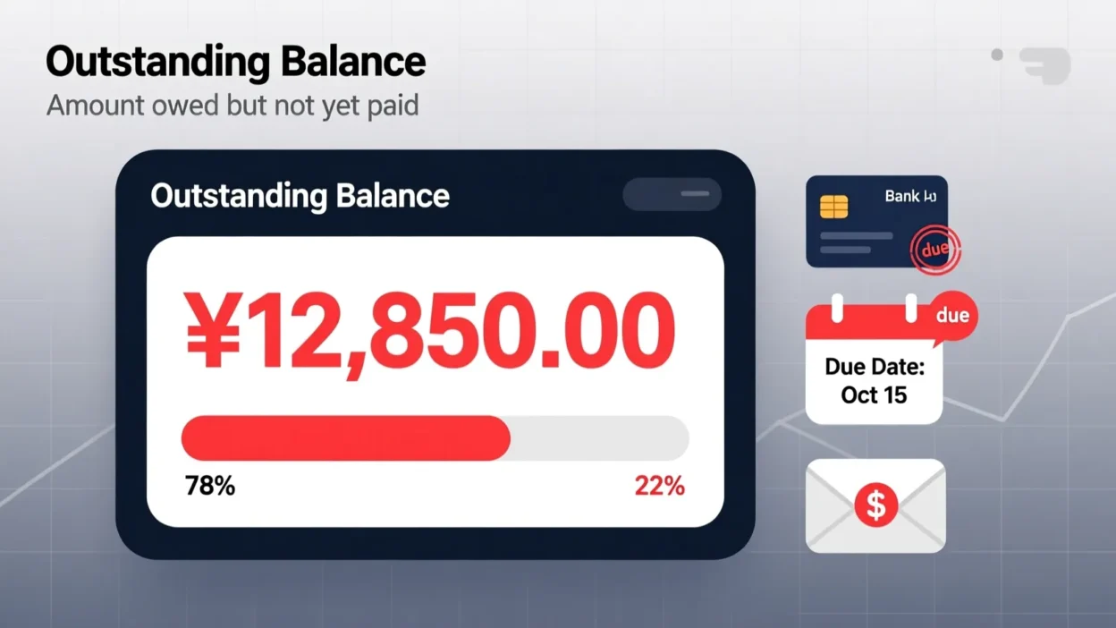 What Does Outstanding Balance Mean
