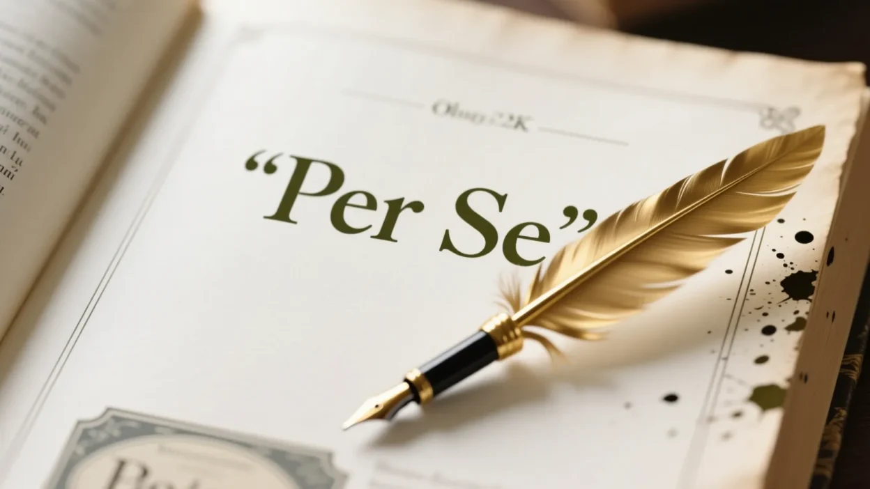 What Does Per Se Mean