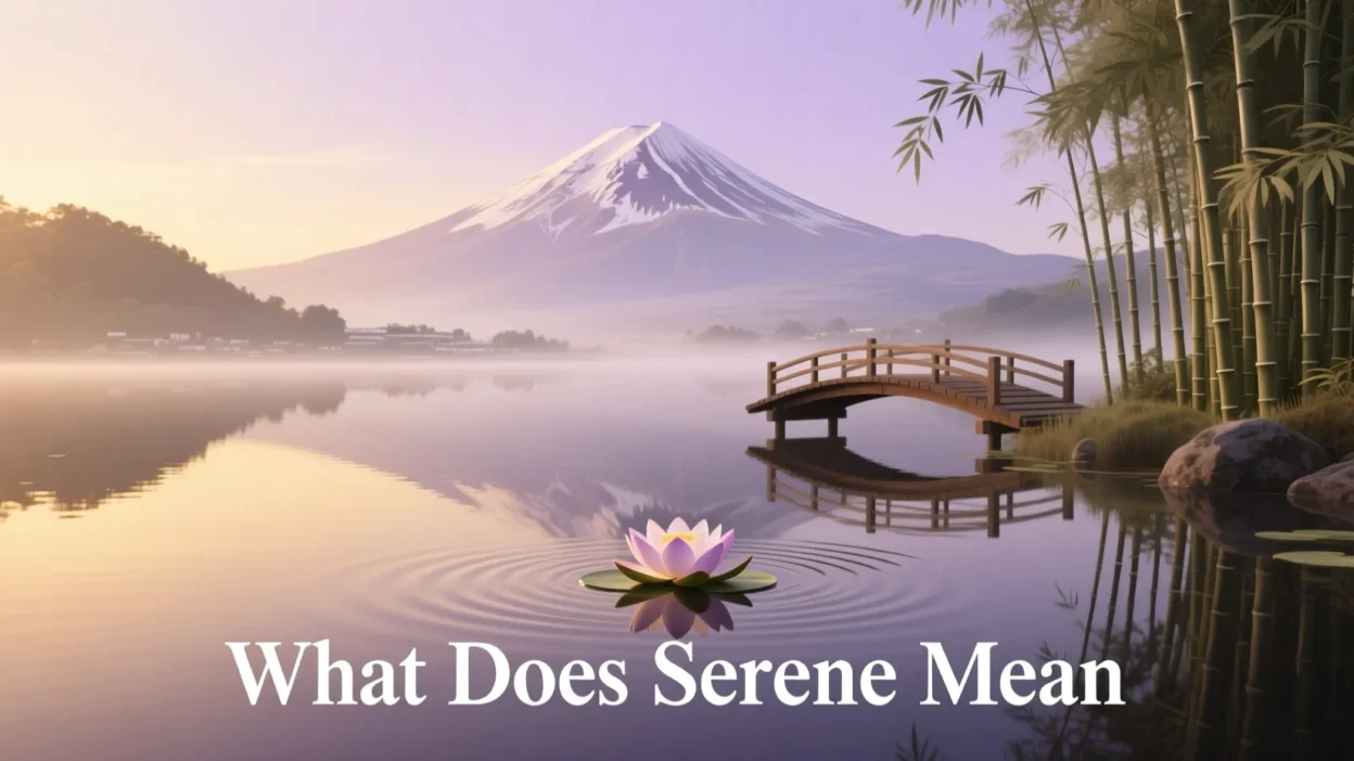 What Does Serene Mean