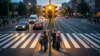 flashing yellow light meaning