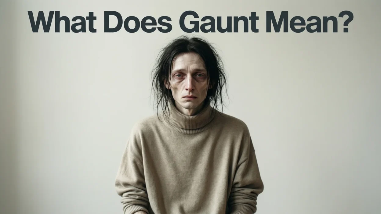 What Does Gaunt Mean 💬