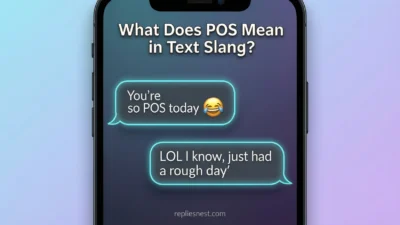 pos meaning in text slang
