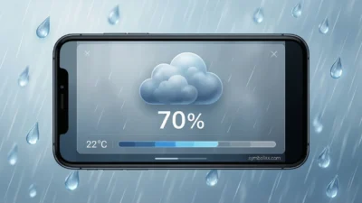 percentage of rain meaning